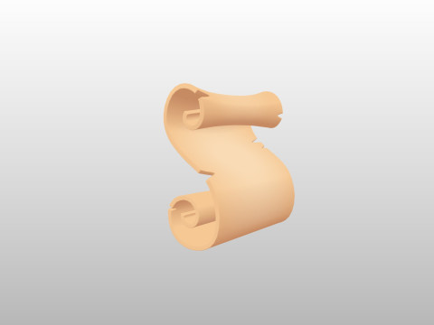 Prop303 Old Paper Model 3D