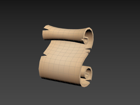 Prop303 Old Paper Model 3D