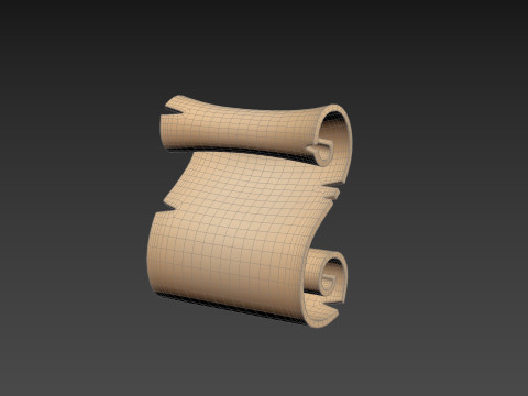 Prop303 Old Paper Model 3D