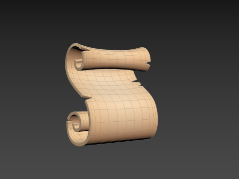 Prop303 Old Paper Model 3D