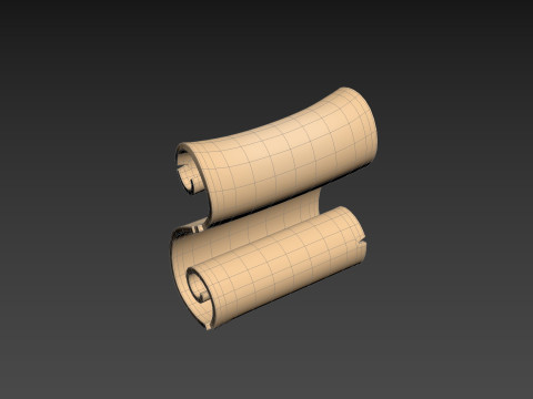 Prop303 Old Paper Model 3D