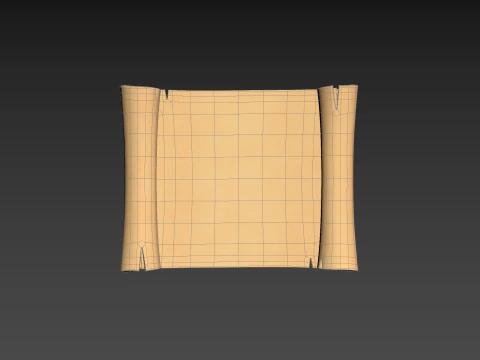 Prop304 Scroll Paper 3D Model