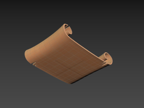 Prop304 Scroll Paper 3D मॉडल