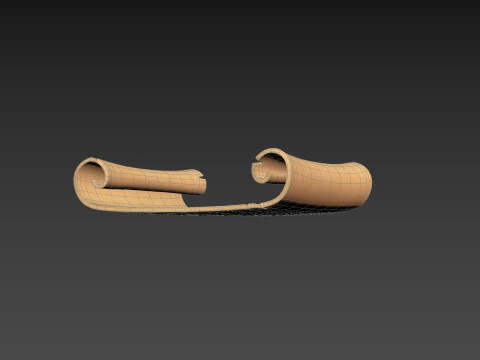 Prop304 Scroll Paper 3D Model