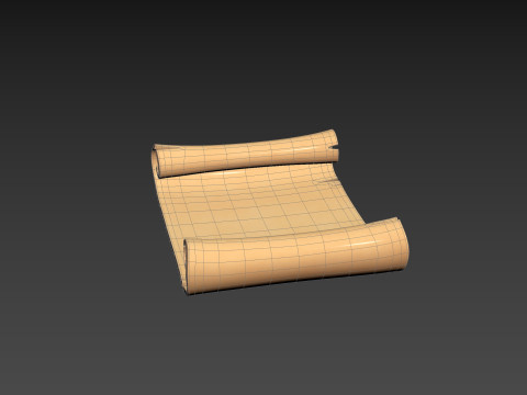 Prop304 Scroll Paper 3D मॉडल