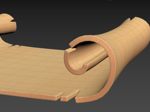 Prop304 Scroll Paper 3D मॉडल