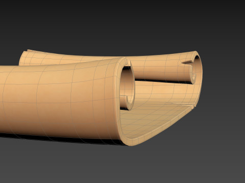Prop304 Scroll Paper 3D मॉडल