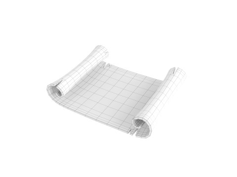 Prop304 Scroll Paper 3D मॉडल