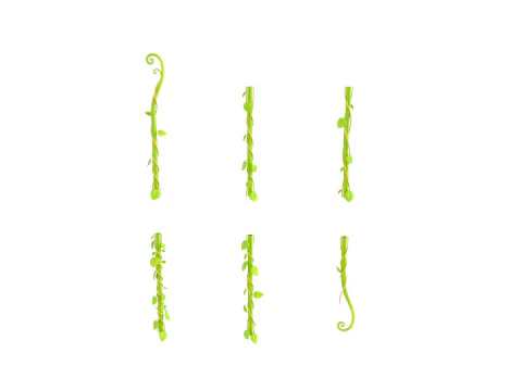 Prop306 모듈형 덩굴 3D 모델