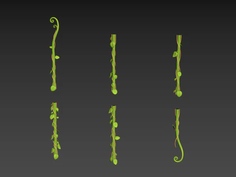 Prop306 Modular Vine 3D Model