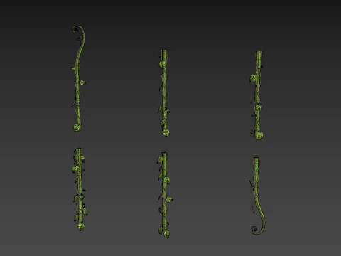 Prop306 Modular Vine 3D Model