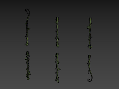 Prop306 Modular Vine Modèle 3D