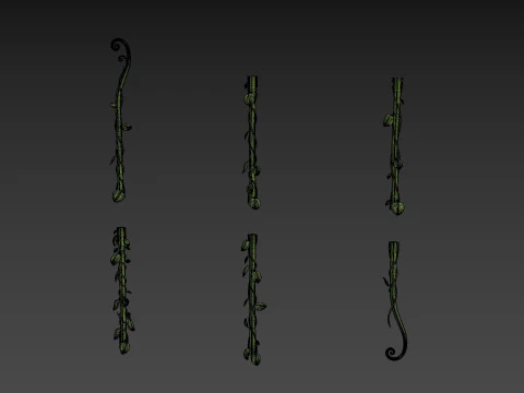 Prop306 Modular Vine 3D Model