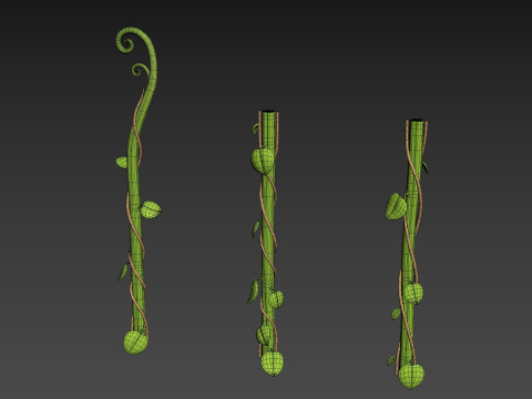 Prop306 Modular Vine Modèle 3D