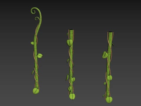 Prop306 Modular Vine 3D Model