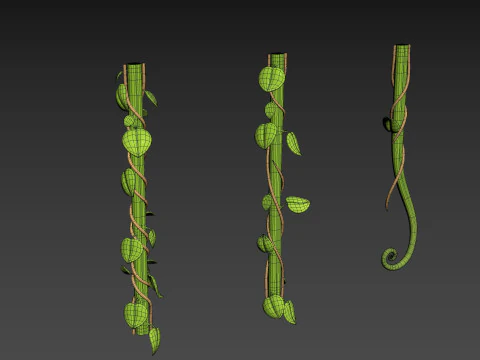 Prop306 Modular Vine 3D Model