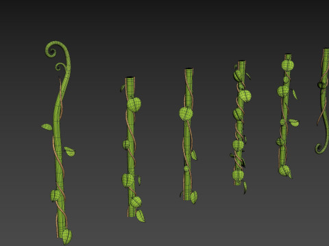 Prop306 Modular Vine Modèle 3D