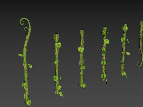 Prop306 Modular Vine 3D Model