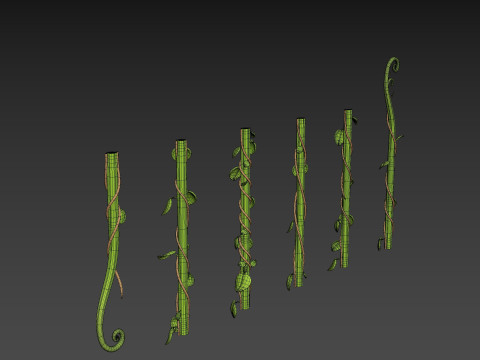 Prop306 Modular Vine Modèle 3D
