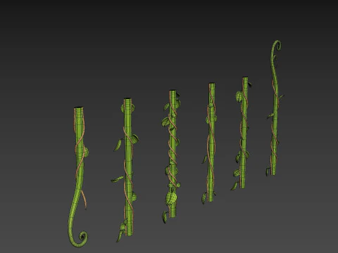 Prop306 Modular Vine 3D Model