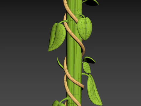 Prop306 Modular Vine 3D Model