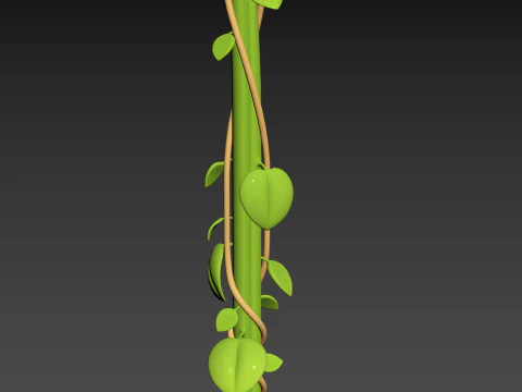 Prop306 Modular Vine 3D Model