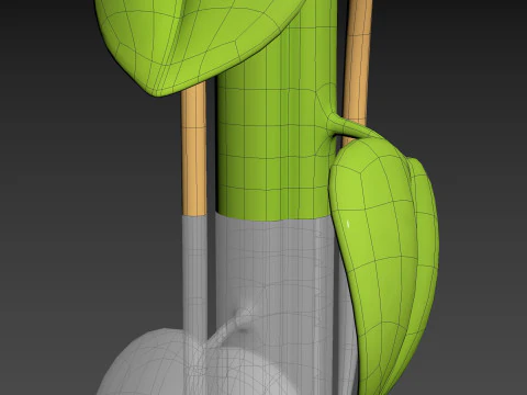 Prop306 Modular Vine 3D Model