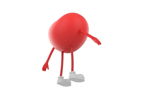 Character319 Heart Character 3D Model