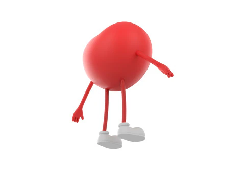 Character319 Heart Character 3D Model