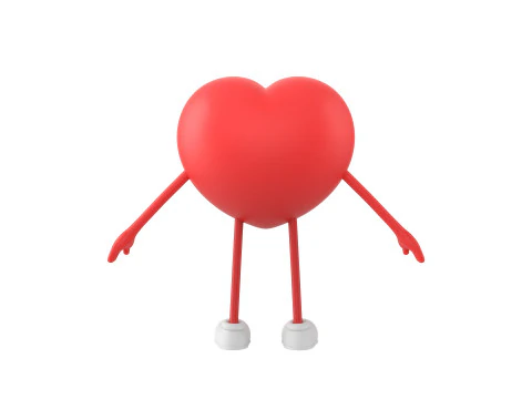 Character319 Heart Character 3D Model