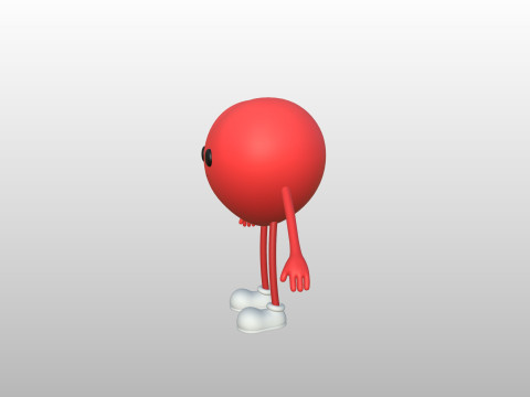 Character319 Heart Character 3D Model