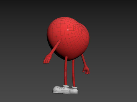 Character319 Heart Character 3D Model
