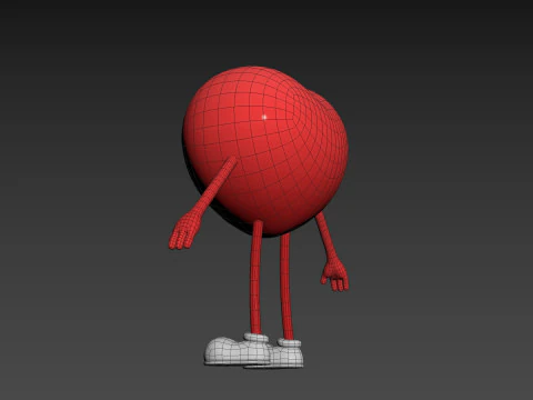 Character319 Heart Character 3D Model