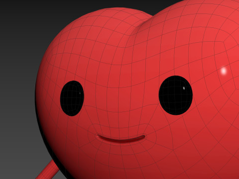 Character319 Heart Character 3D Model
