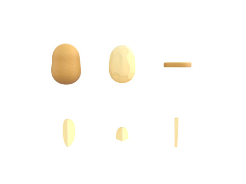 Prop307 Potatoes 3D-Modell