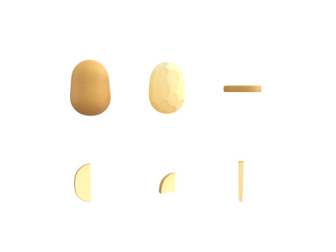 Prop307 Potatoes 3D-Modell