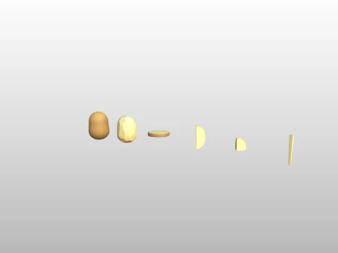 Prop307 Potatoes 3D Model