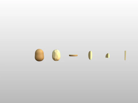 Prop307 Potatoes 3D Model