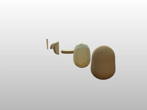 Prop307 Potatoes 3D Model