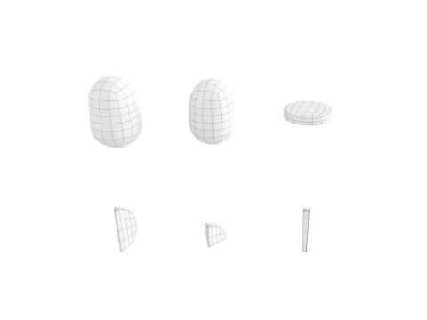 Prop307 Potatoes 3D Model