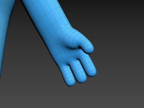 Character320 Blue Guy 3D 모델