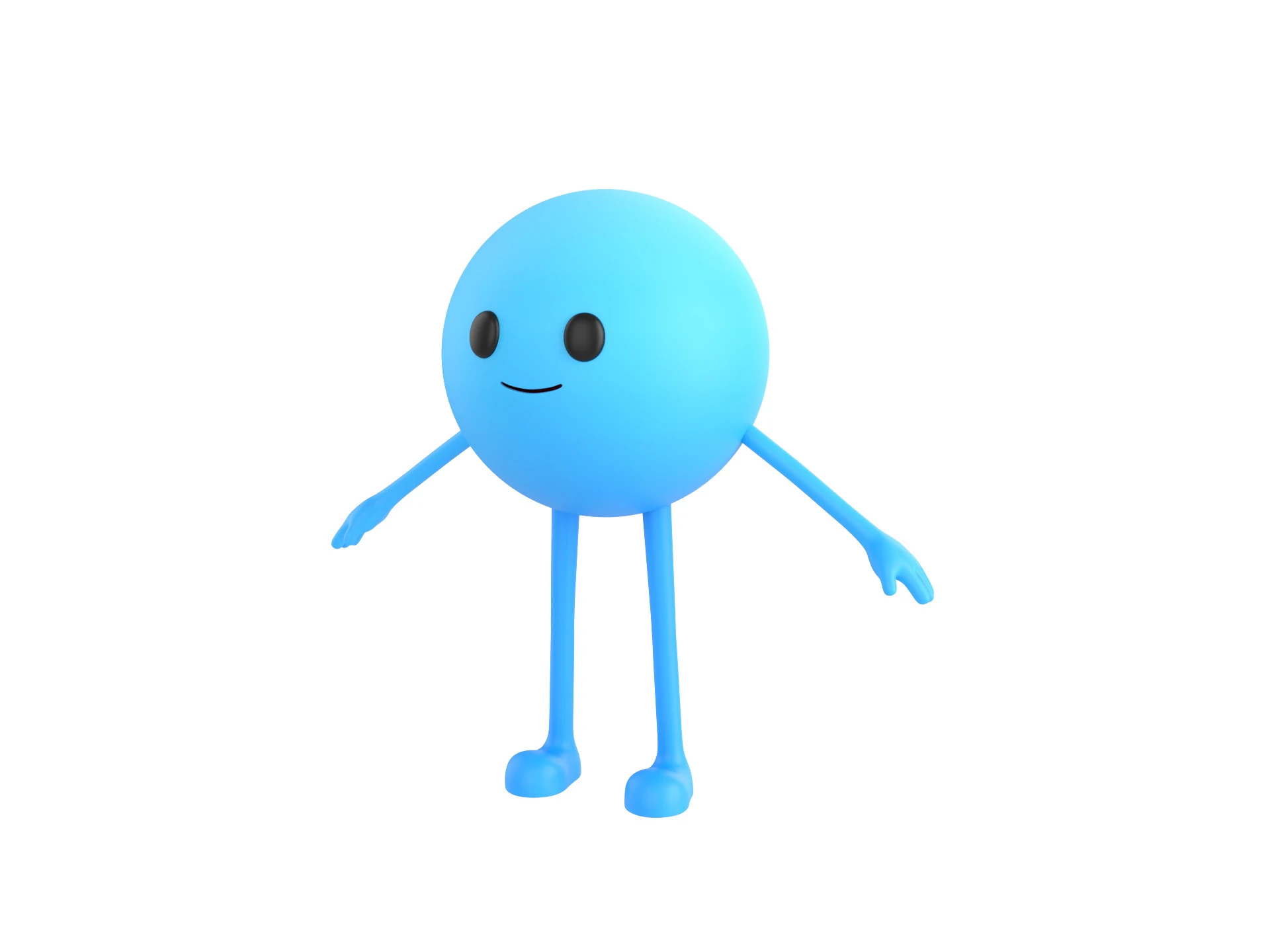 Character321 Ball Boy 3D Model .c4d .max .obj .3ds .fbx .stl .blend 