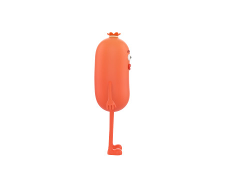Character322 Sausage Guy 3D Модель
