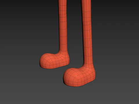 Character322 Sausage Guy 3D Model