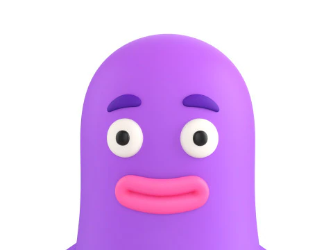 Character323 Purple Guy 3D Model