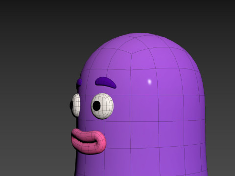 Character323 Purple Guy 3D 모델