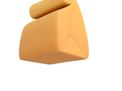 Prop308 Paper Bag 3D Модель