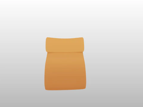 Prop308 Paper Bag 3D Model