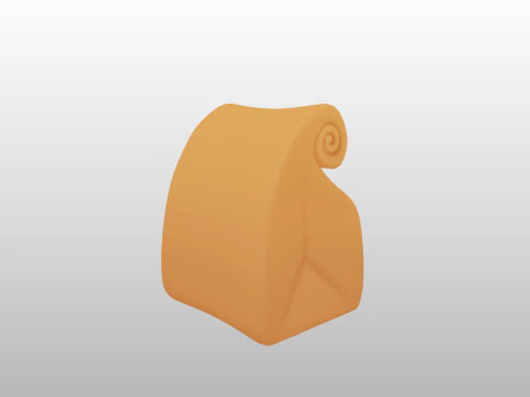 Prop308 Paper Bag 3D Model