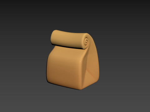 Prop308 Paper Bag 3D Модель